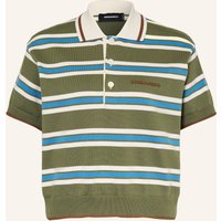 Dsquared2 Strick-Poloshirt gruen