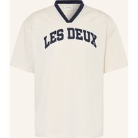 Les Deux Les Deux T-Shirt Bronson Aus Mesh beige