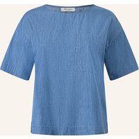 maerz muenchen Maerz Muenchen Blusenshirt In Jeansoptik blau