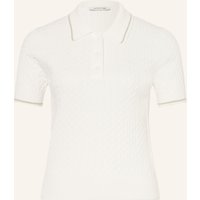Lacoste Strick-Poloshirt weiss