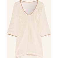 banana moon Banana Moon Strandkleid Octavie Hayato Mit 3/4-Arm weiss