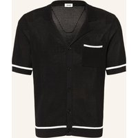 drykorn Strickhemd Flaviro Relaxed Fit schwarz