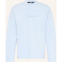 JACQUEMUS Jacquemus Longsleeve Le Tshirt Pigmento blau