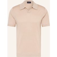 Olymp Strick-Poloshirt beige