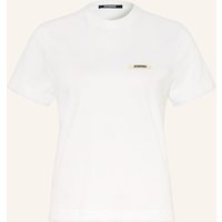 JACQUEMUS Jacquemus T-Shirt Le T-Shirt Gros Grain weiss