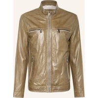 Milestone Milestone Lederjacke Msethan gruen