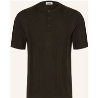 drykorn Strickshirt Freeko Mit Leinen braun