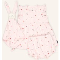 PETIT BATEAU Petit Bateau Set: Kleid, Shorts Und Tuch rosa