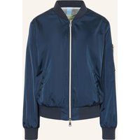 White Label Satinblouson blau
