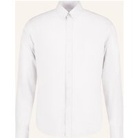 ROY ROBSON Roy Robson Hemd Slim Fit Mit Leinen weiss