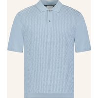 ROY ROBSON Strick-Poloshirt blau
