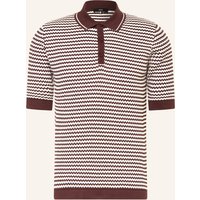 CINQUE Strick-Poloshirt Ciflavien braun