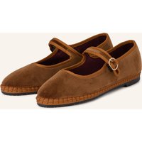 FLABELUS Flabelus Mary-Jane-Ballerinas Yoki braun