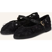 FLABELUS Flabelus Mary-Jane-Ballerinas Pierre Lace schwarz