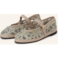 FLABELUS Flabelus Mary-Jane-Ballerinas Pierre Lace gruen
