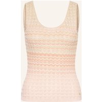 Guess Stricktop Rosalyn Mit Glitzergarn beige