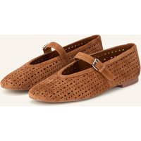 BIBI LOU Bibi Lou Mary-Jane-Ballerinas Bailarinas braun
