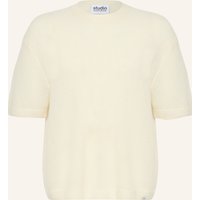 studio seidensticker Studio Seidensticker Strickshirt Aus Mohair weiss