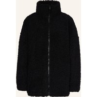 KARO KAUER Karo Kauer Teddyfell-Jacke schwarz