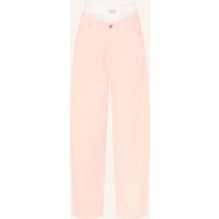 KARO KAUER Karo Kauer Wide Leg Jeans rosa