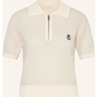 True Religion True Religion Strick-Poloshirt Amara Aus Cashmere weiss