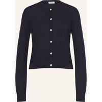 LADNERI Ladneri Strickjacke Gigi Aus Seide blau
