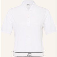 JOOP! JEANS Piqué-Poloshirt Talena weiss