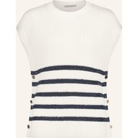 BETTY&CO Betty&Co Pullunder Mit Pailletten weiss