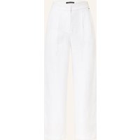Armani Exchange Marlenehose Aus Leinen weiss