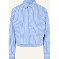 Herrlicher Herrlicher Hemdbluse Perlina blau