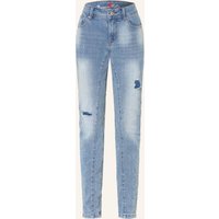 Buena Vista Buena Vista Destroyed Jeans Malibu-Zip blau