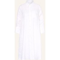 ROBERT FRIEDMAN Robert Friedman Hemdblusenkleid Aus Leinen weiss