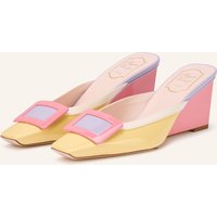Roger Vivier Roger Vivier Lack-Wedges Belle Vivier rosa