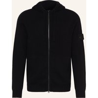 Stone Island Strickjacke Ghost Aus Cashmere schwarz