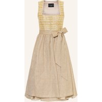 KINGA MATHE Kinga Mathe Bouclé-Dirndl Saranda Mit Glitzergarn gelb