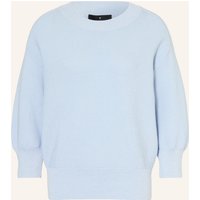monari Pullover Mit 3/4-Arm Und Glitzergarn blau
