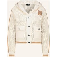 monari Strickjacke Mit Schmucksteinen beige