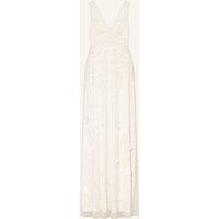 Adrianna Papell Adrianna Papell Abendkleid Mit Schmuckperlen weiss