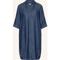 0039 italy 0039 Italy Kleid In Jeansoptik Mit 3/4-Arm blau