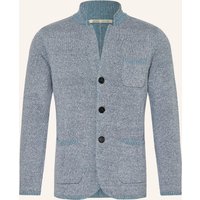MAURIZIO BALDASSARI Maurizio Baldassari Strick-Overjacket Vanise Mit Leinen blau