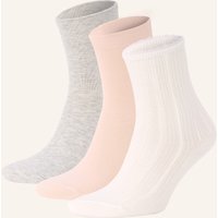 SKIMS Skims 3er-Pack Socken Socks weiss