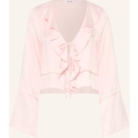 NINETY-9 Ninety-9 Bluse Romantic Mit Volants rosa