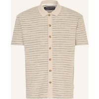 Marc O'Polo Marc O'polo Kurzarm-Hemd Relaxad Fit beige