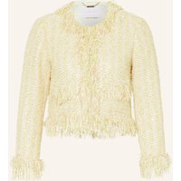 Rich & Royal Kastenjacke aus Bouclé mit Pailletten