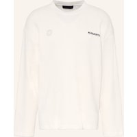 AllSaints Allsaints Oversized-Pullover Emblem weiss