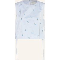 CLAUDIE PIERLOT Claudie Pierlot Blusentop Aus Satin blau