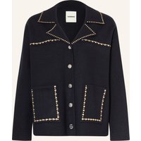 sandro Strickjacke blau