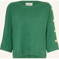 BA&SH Cashmere-Pullover Mit 3/4-Arm gruen