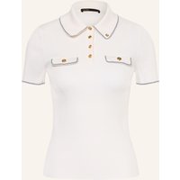 Maje Maje Strick-Poloshirt weiss