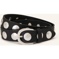 b.belt B.Belt Ledergürtel Luna Mit Nieten schwarz